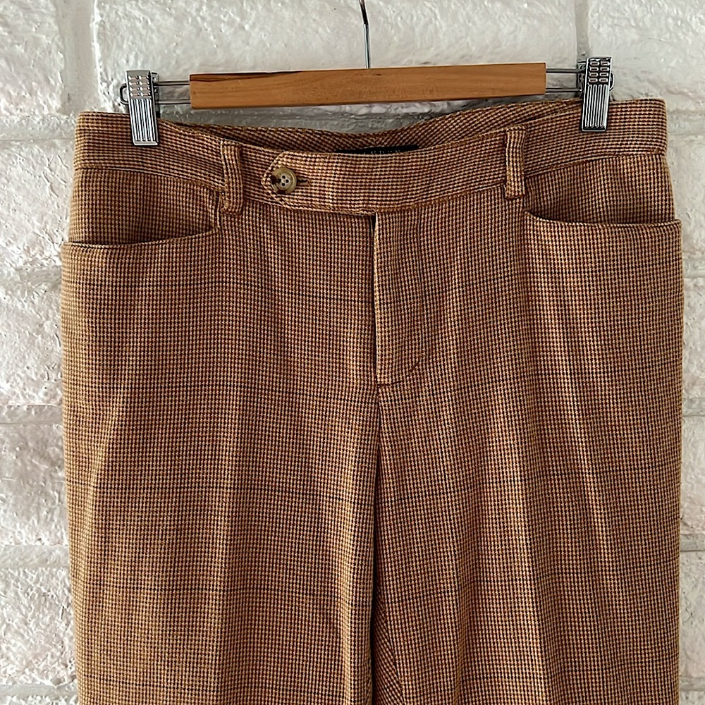 Lauren Ralph Lauren Tweed Cotton Pants Size 8 Petite - Picture 4 of 9